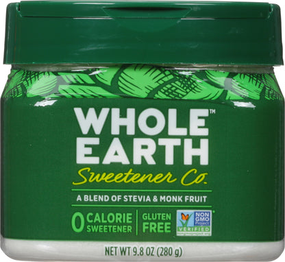 Whole Earth Stevia & Monk Fruit Sweetener 9.8 oz
