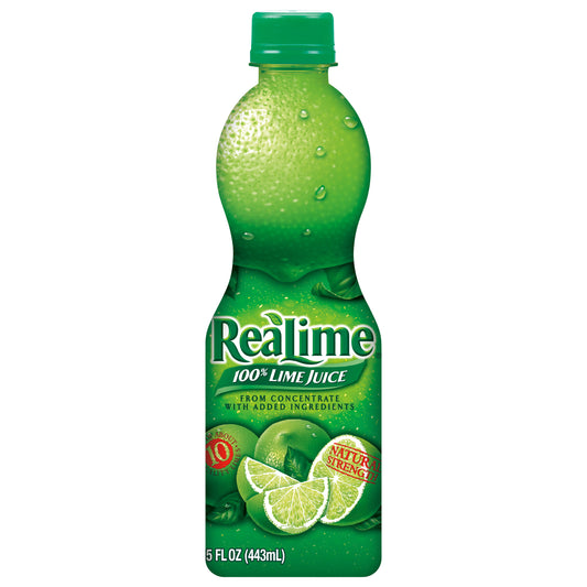 ReaLime 100% Lime Juice 15 fl oz Bottle