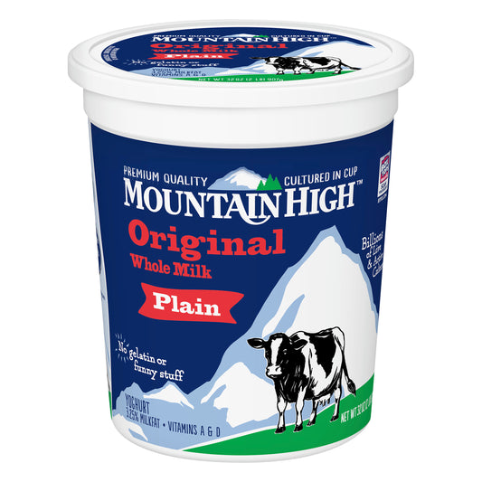 Mountain High Original Whole Milk Plain Yoghurt 32 oz