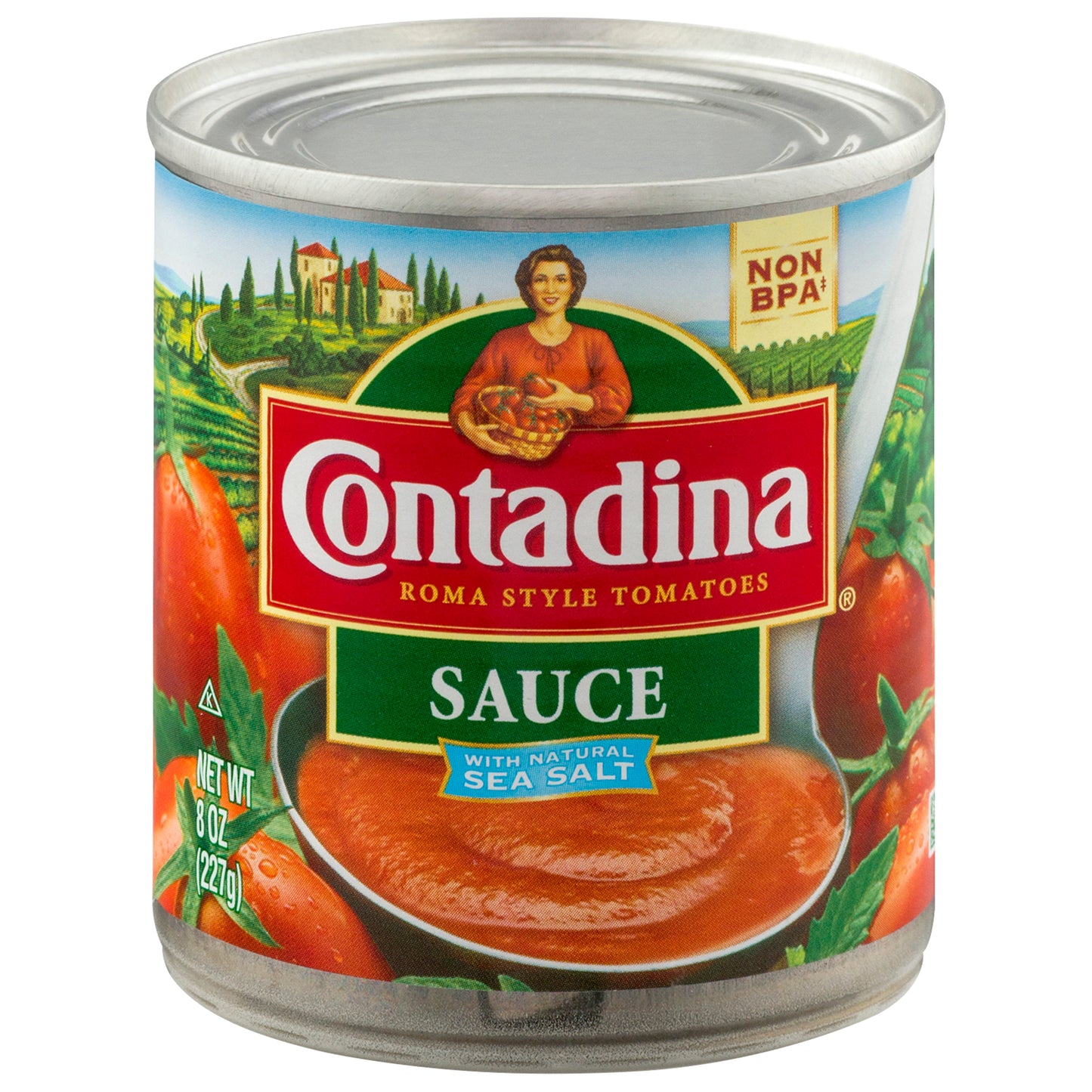Contadina With Natural Sea Salt Tomato Sauce 8 oz