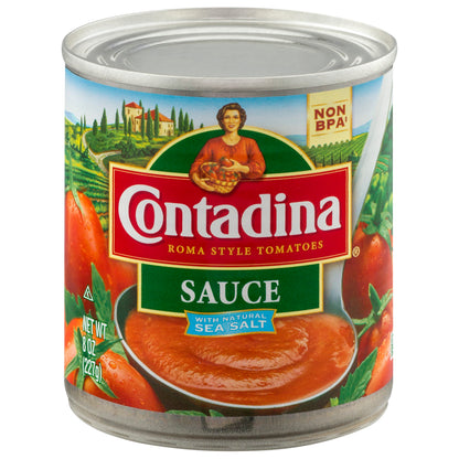 Contadina With Natural Sea Salt Tomato Sauce 8 oz