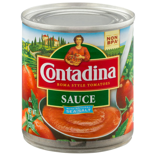 Contadina With Natural Sea Salt Tomato Sauce 8 oz