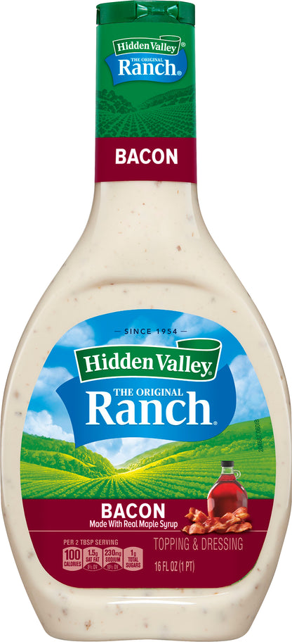 Hidden Valley The Original Ranch Bacon Topping & Dressing 16 oz