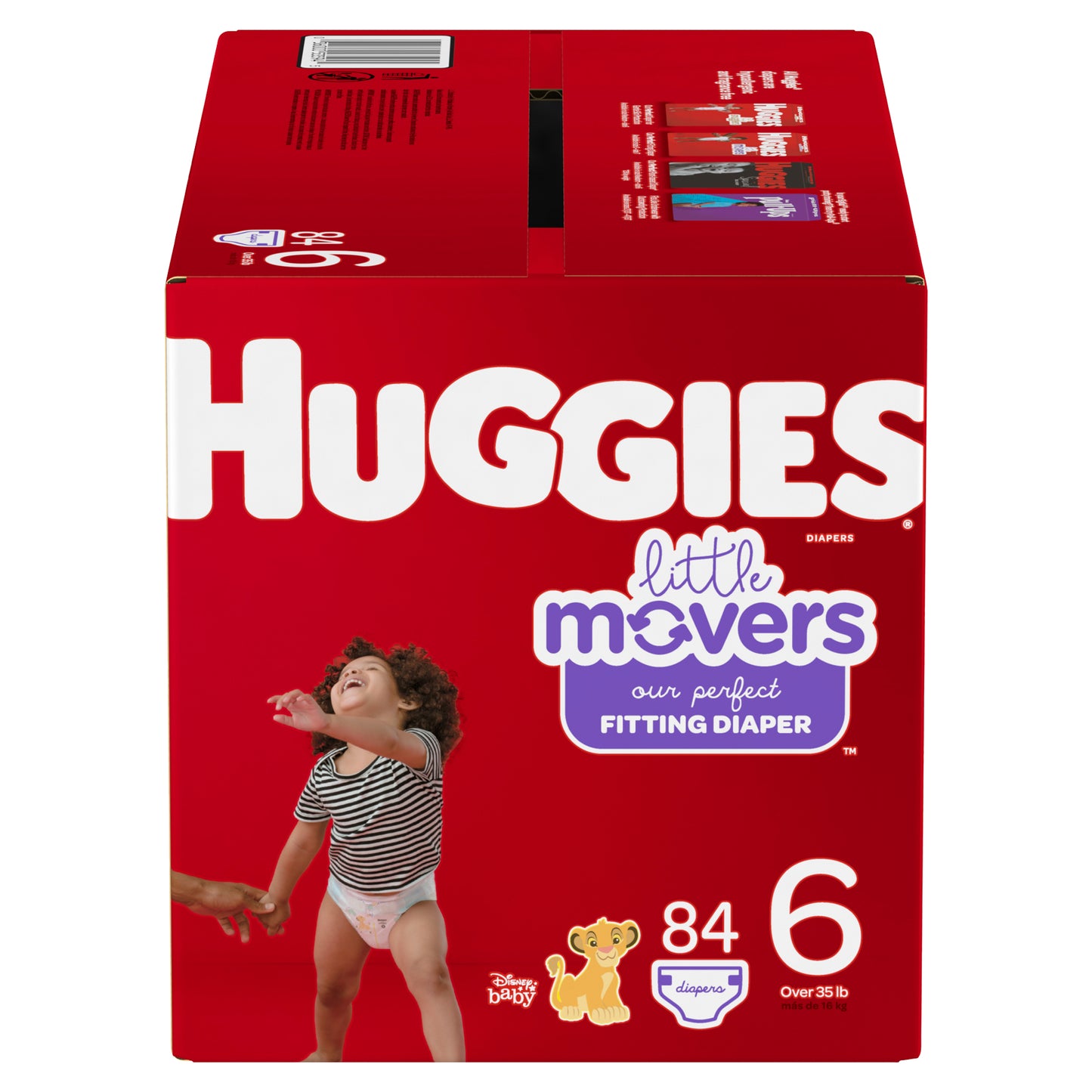 Huggies Little Movers Huge Value 6 (Over 35 lb) Disney Baby Diaper 84 ea