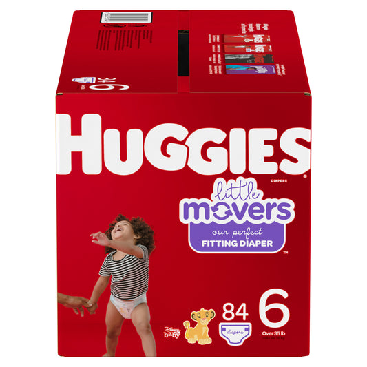 Huggies Little Movers Huge Value 6 (Over 35 lb) Disney Baby Diaper 84 ea