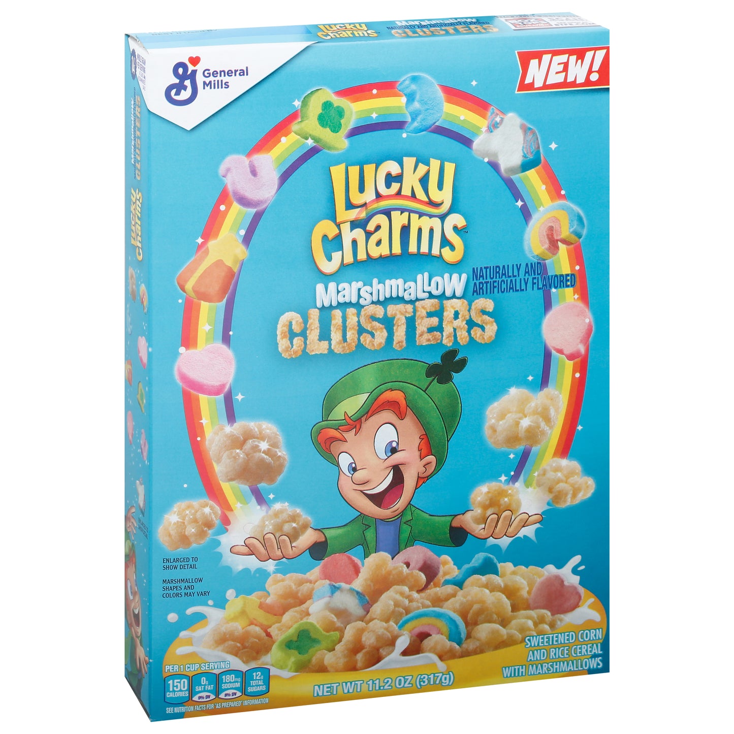 Lucky Charms Marshmallow Clusters Cereal 11.2 oz Box
