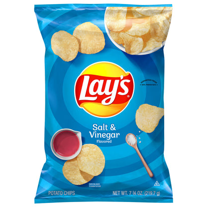 Lay's Potato Chips Salt & Vinegar 7 3/4 Oz