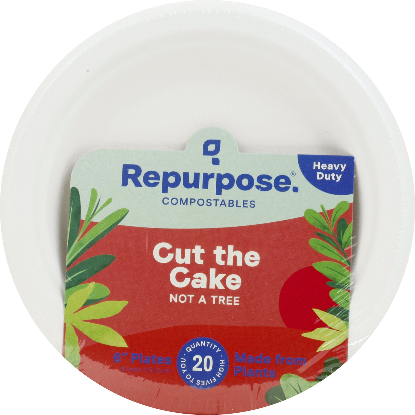 Repurpose Heavy Duty 6 Inch Dessert Plates 20 ea
