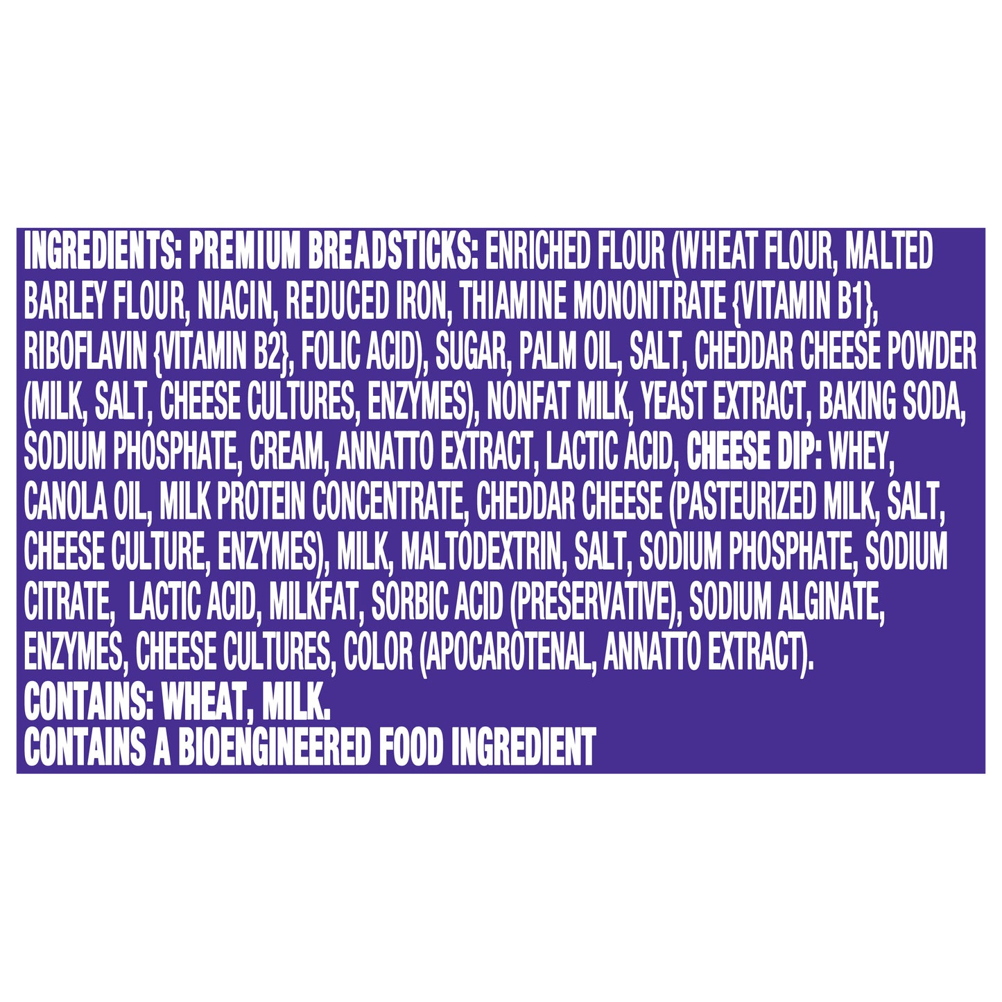 MONDELEZ GLOBAL LLC (SNACKS US) Handi-Snacks Premium Breadsticks ''N Cheesy Carton BE Update 601459