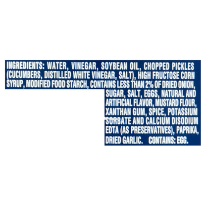 Kraft Tartar Sauce 12 oz
