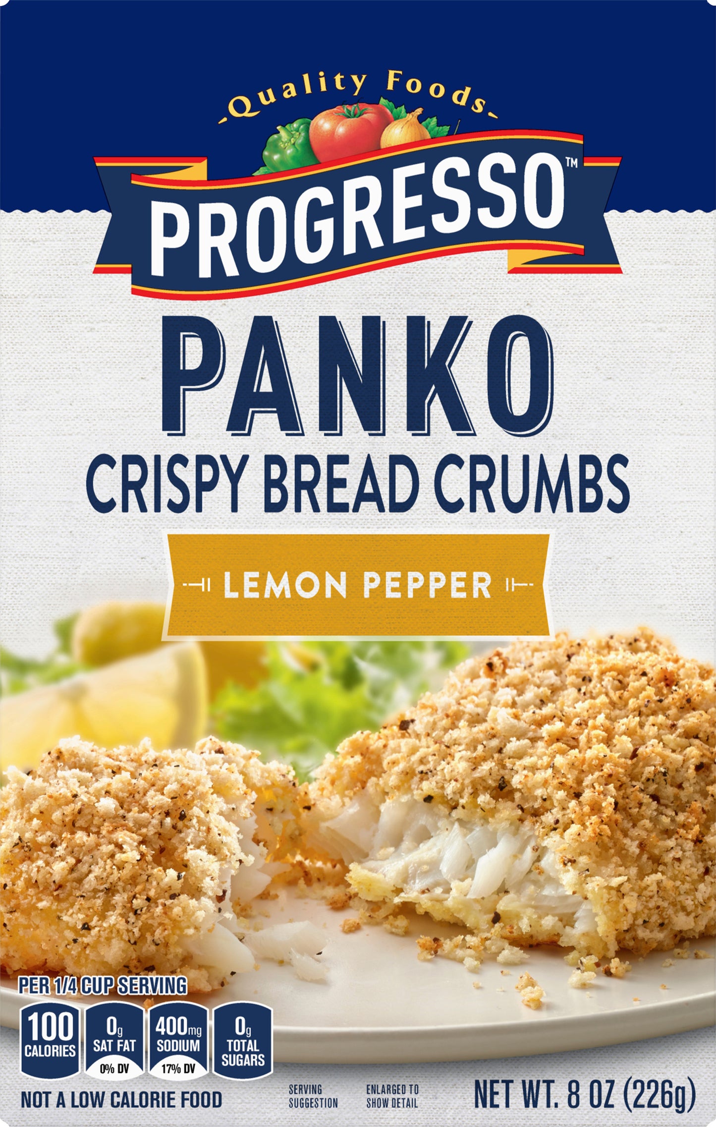 Progresso Lemon Pepper Panko Bread Crumbs, 8 oz