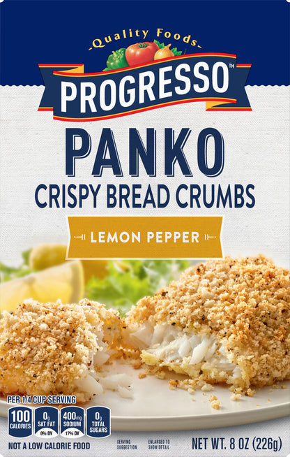 Progresso Lemon Pepper Panko Bread Crumbs, 8 oz