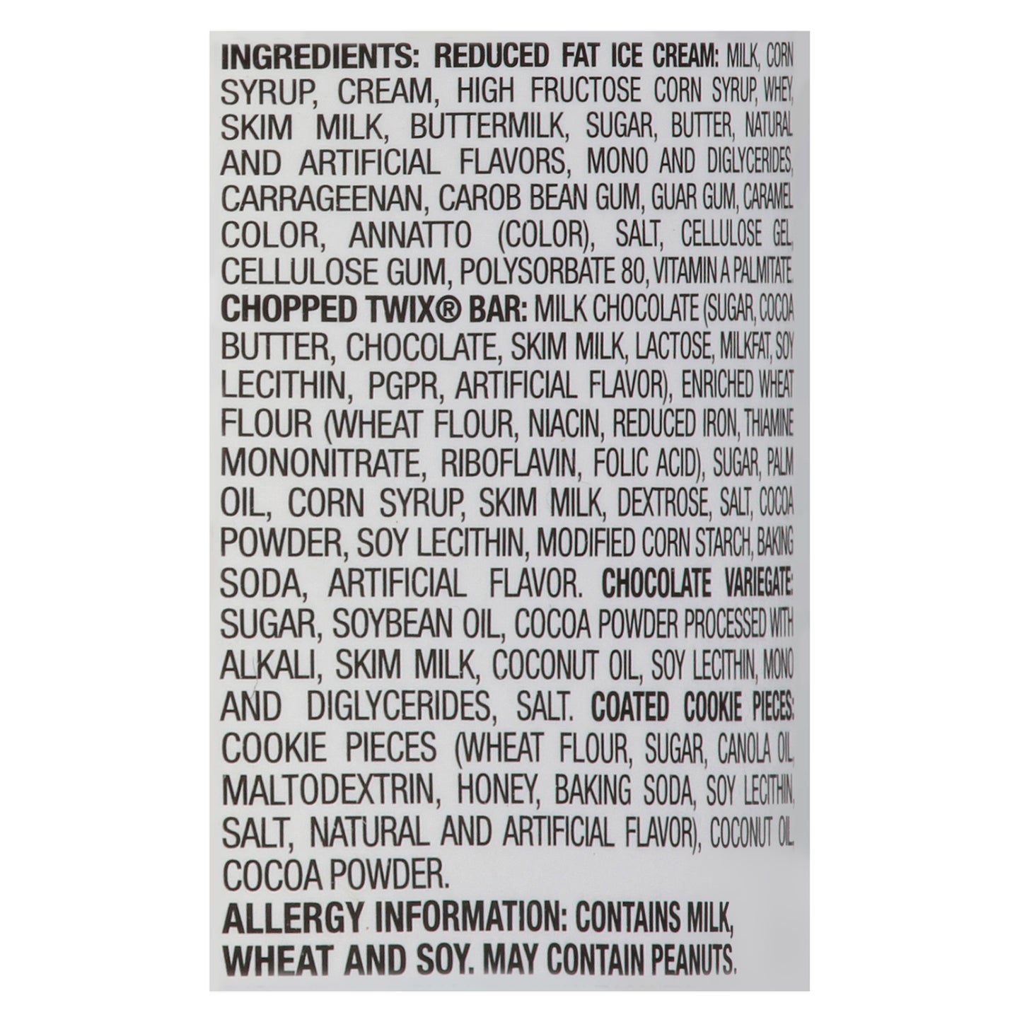 Twix Reduced Fat Caramel Ice Cream 16 fl oz