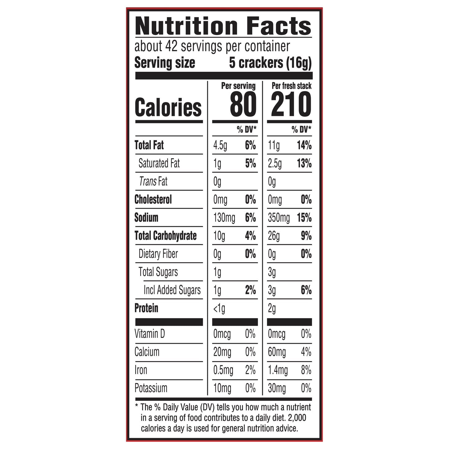 PARENT - MONDELEZ GLOBAL LLC (SNACKS US) Ritz Crackers Fresh Stacks Party Size Carton 581267 BE Upda