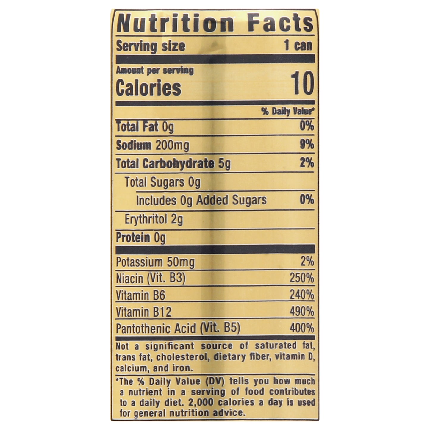 Monster Zero Sugar Ultra Gold Energy Drink 16 oz