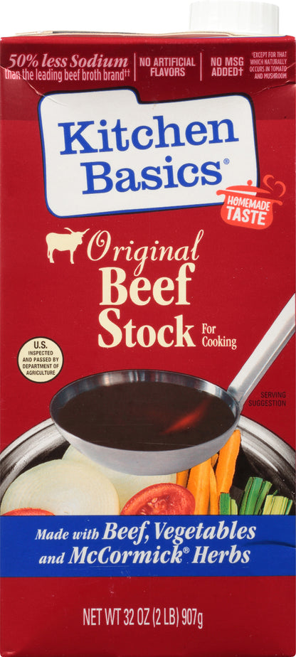 Kitchen Basics Original Beef Stock 32 oz Brick