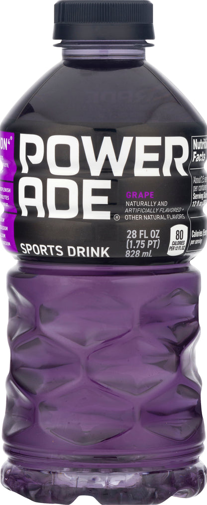 Powerade Grape Sports Drink 28 oz