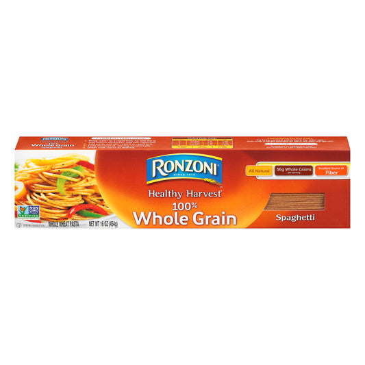 Ronzoni® Healthy Harvest® 100% Whole Grain Spaghetti Pasta 16 oz. Box