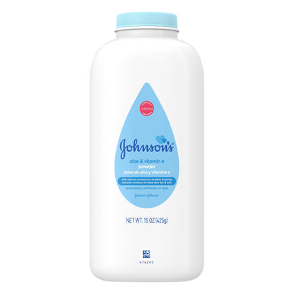 Johnson's Aloe & Vitamin E Powder 15 oz