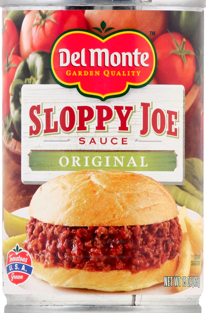 Del Monte Sloppy Joe Sauce 15 oz
