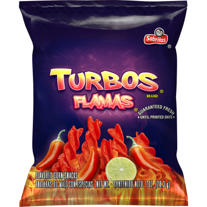 Sabritas Flavored Corn Snacks Turbos Flamas 1 Oz