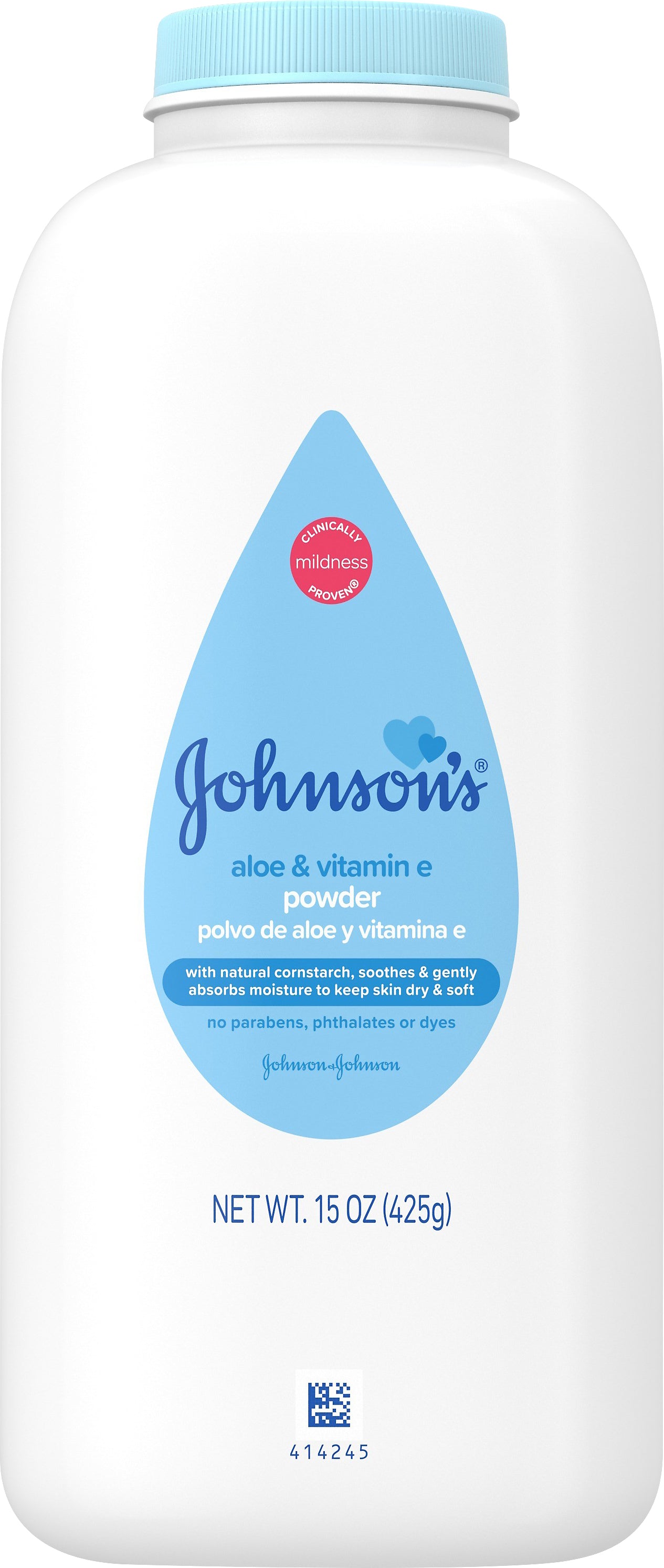 Johnson's Aloe & Vitamin E Powder 15 oz