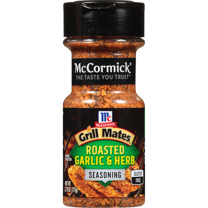 McCormick® Grill Mates® Roasted Garlic & Herb Seasoning 2.75 oz. Shaker