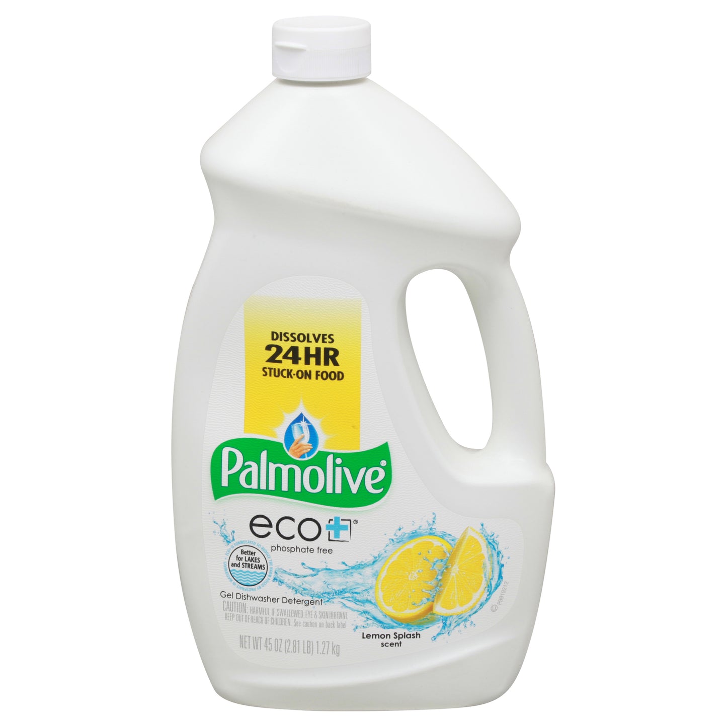 Palmolive Eco+ Lemon Splash Scent Gel Dishwasher Detergent 45 oz
