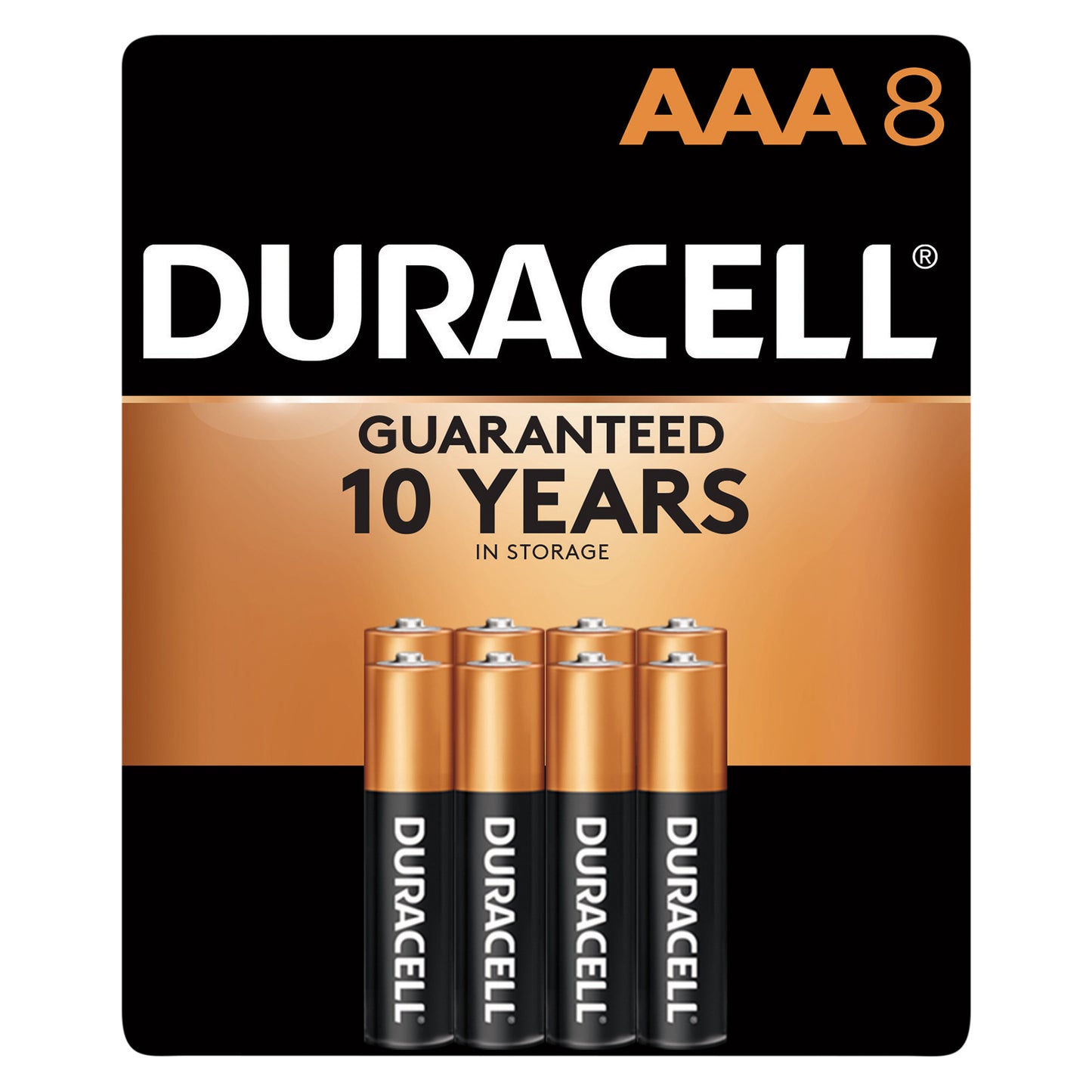 Duracell 8 Pack AAA Alkaline Batteries 8 ea