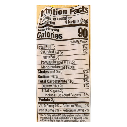 Mission Yellow Corn Super Soft  25 Calories Tortillas 30 ea