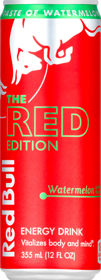 Red Bull The Red Edition Watermelon Energy Drink 12 oz