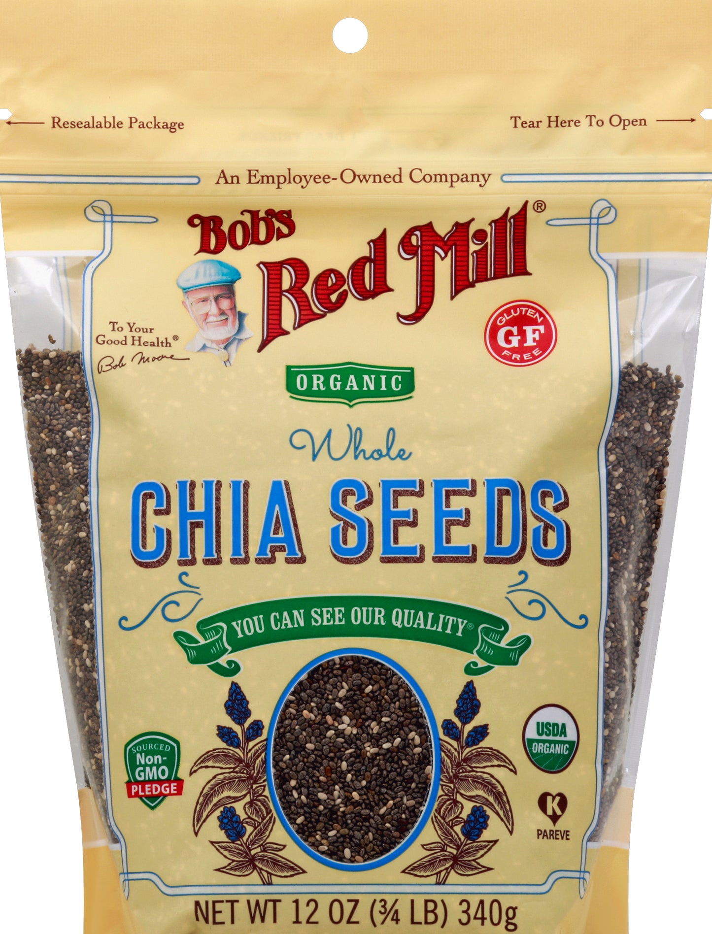 Bob's Red Mill Chia Seeds 12 oz