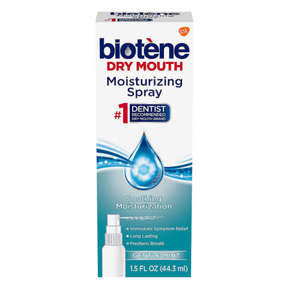 Biotene Moisturizing Dry Mouth Spray, Gentle Mint - 1.5 fl oz