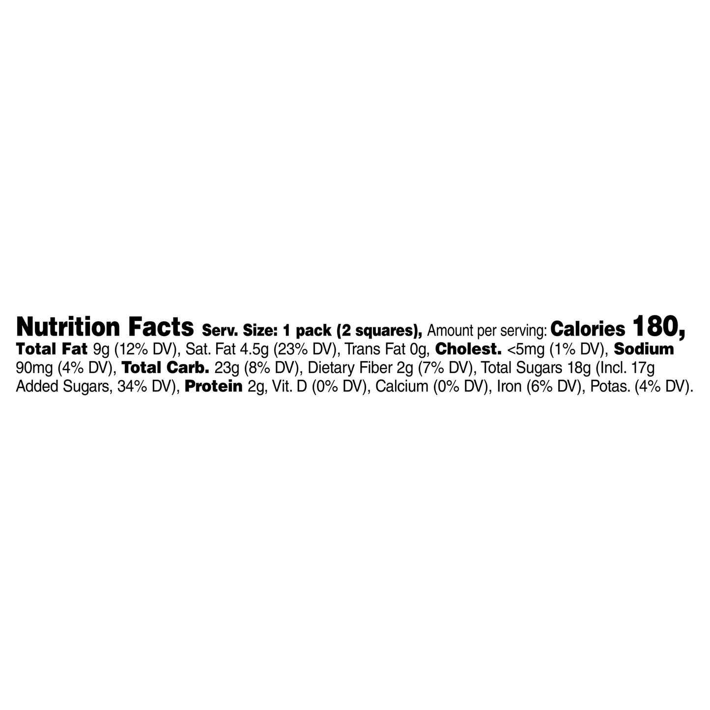Snickers Almond & Dark Chocolate Brownie Squares 1.26 oz