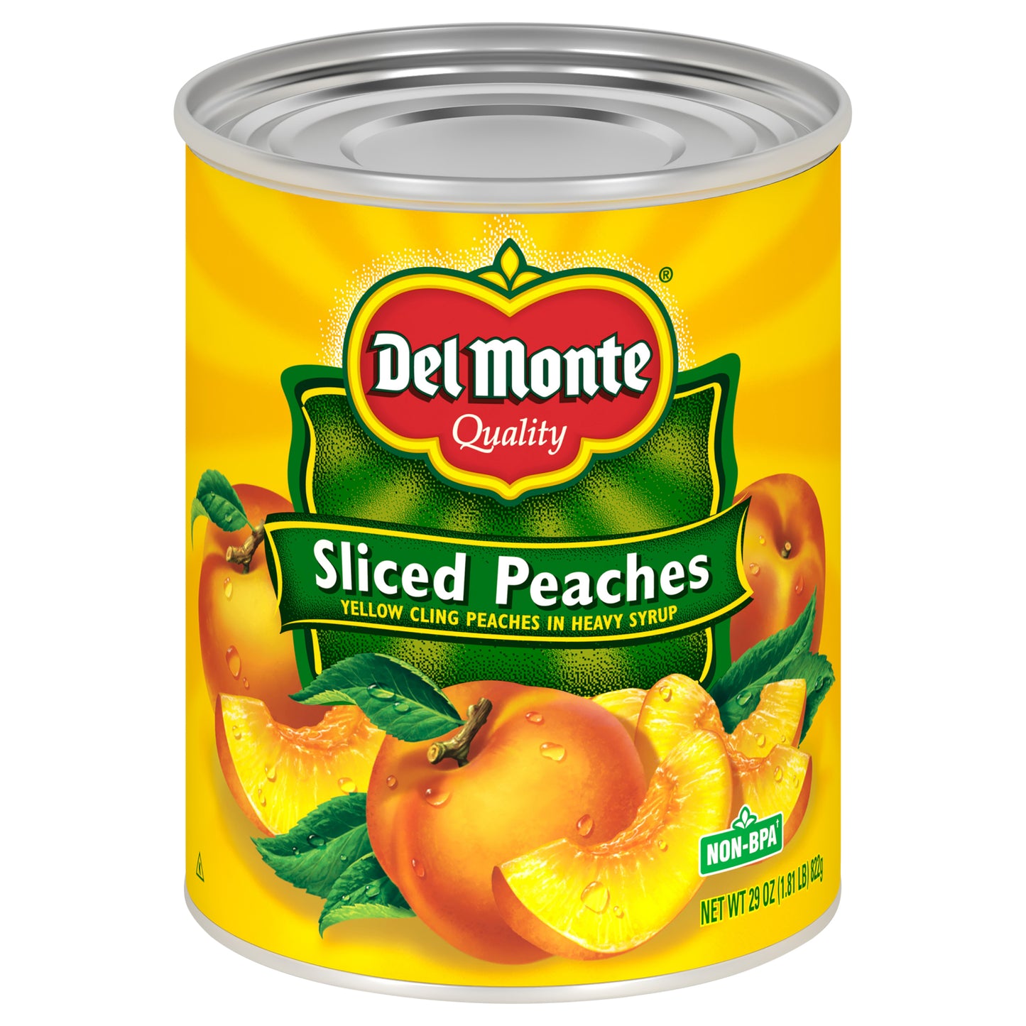 Del Monte Peaches Sliced Peaches 29 oz Can