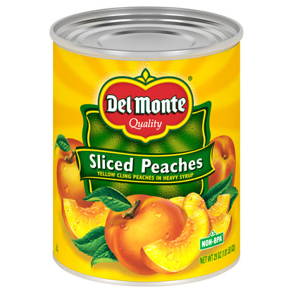 Del Monte Peaches Sliced Peaches 29 oz Can