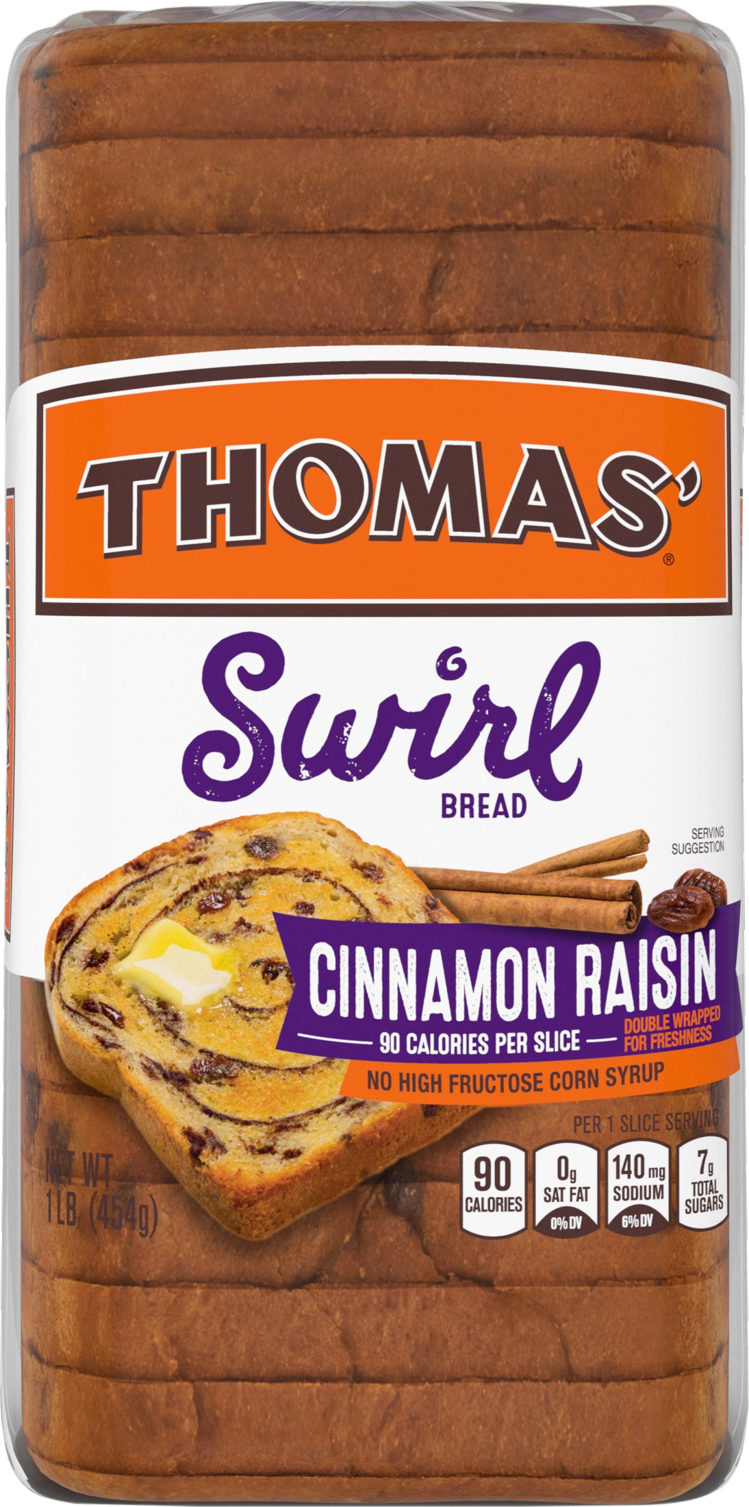 Thomas' Cinnamon Raisin Swirl Breakfast Bread 16 Oz