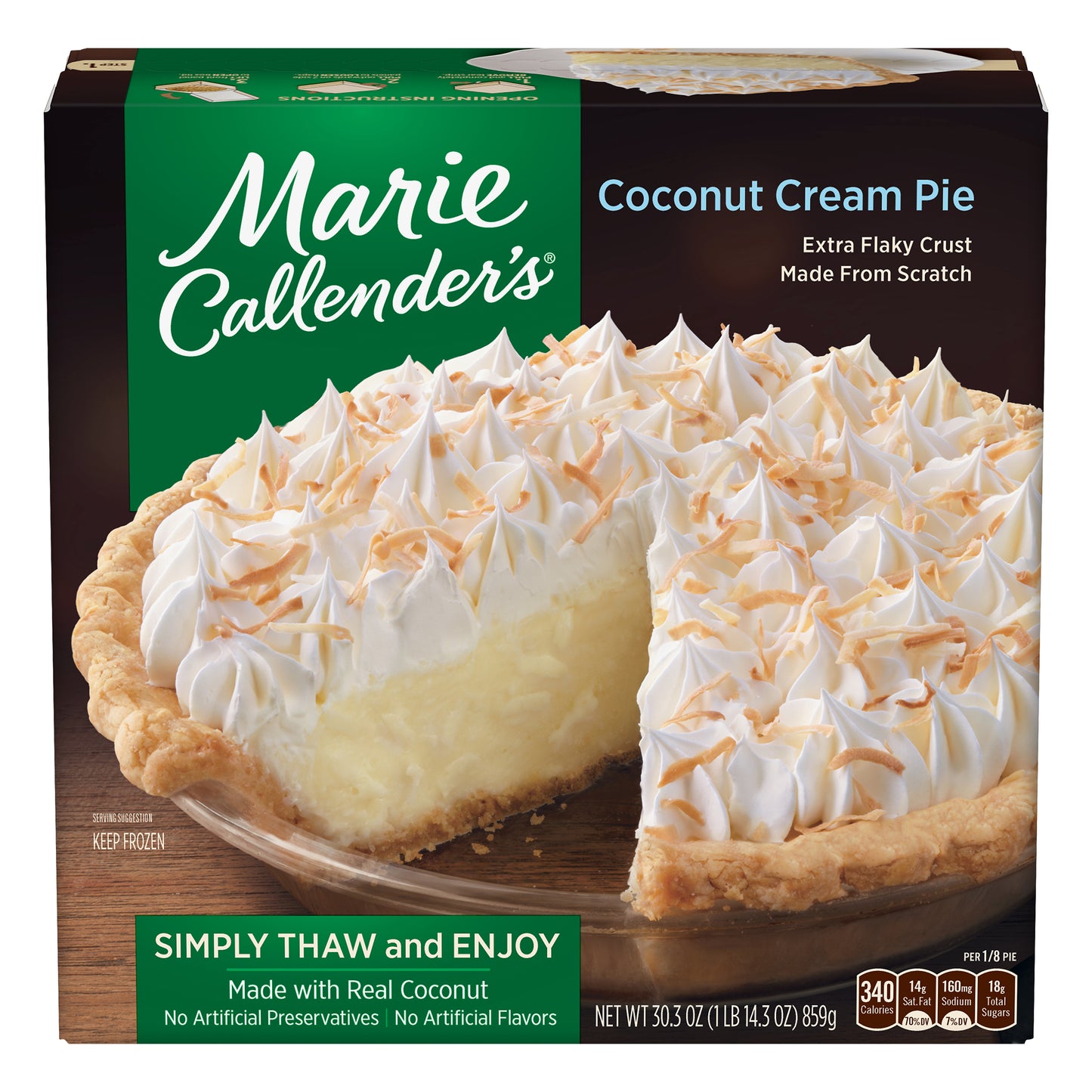 Marie Callender's Coconut Cream Pie 30.3 oz