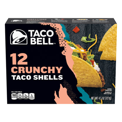 Taco Bell Crunchy Taco Shells, 12 ct Box