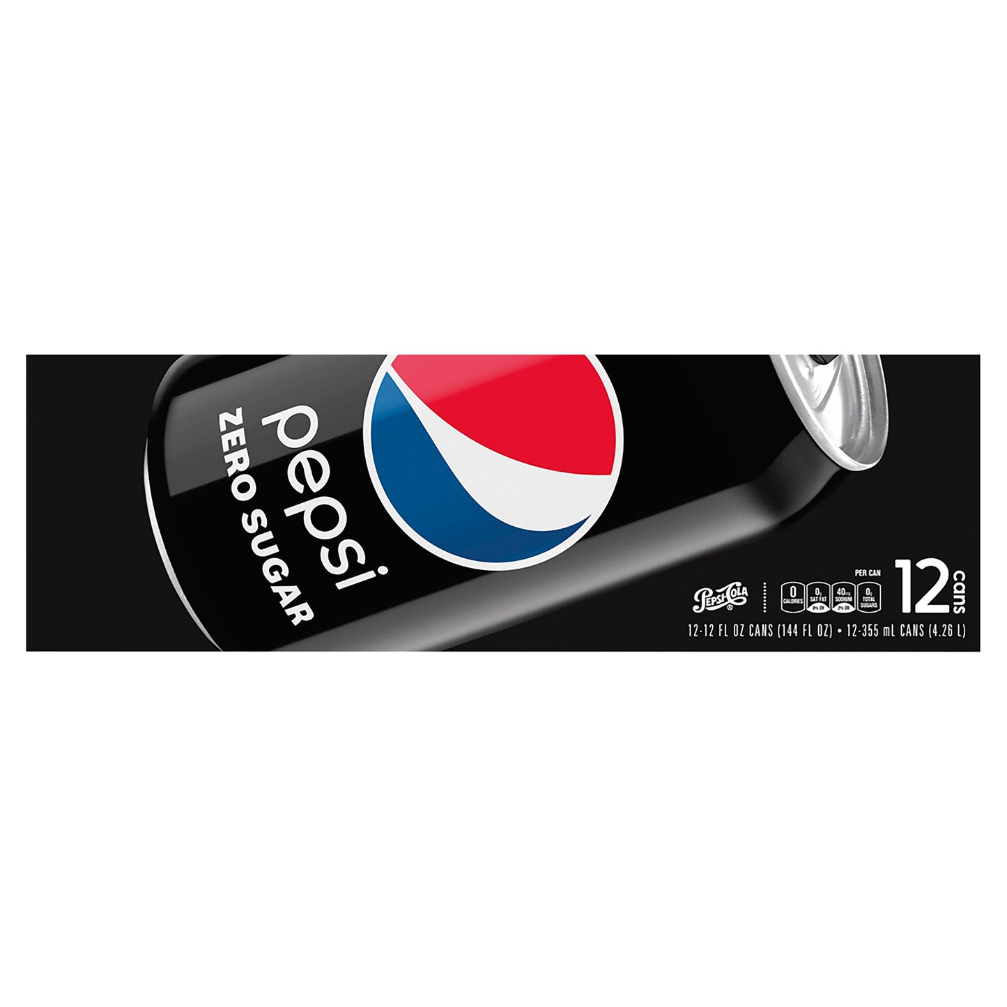 Pepsi Zero Sugar Soda Cola 12 Fl Oz 12 Count Cans