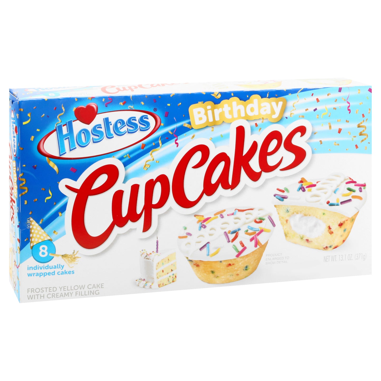Hostess Birthday Cupcakes 8 ea