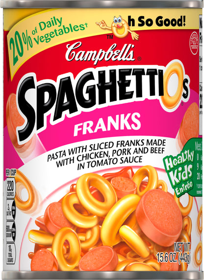 SpaghettiOs Franks Spaghettios 15.6 oz