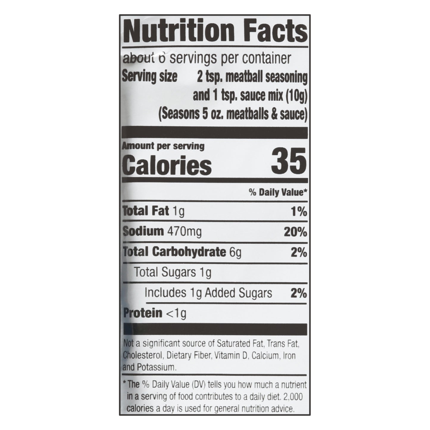 McCormick Swedish Meatballs Seasoning & Sauce Mixes 2.11 oz