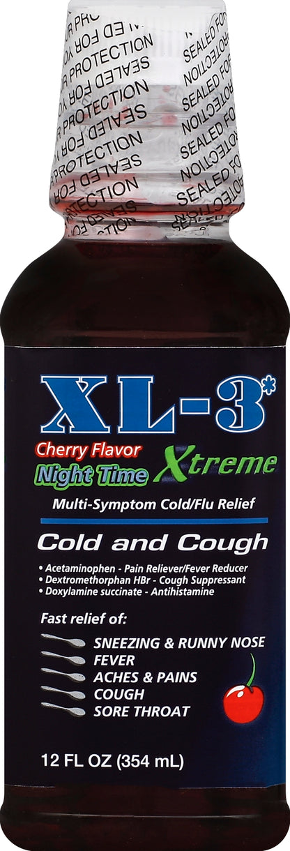 XL 3 Cold and Cough 12 oz