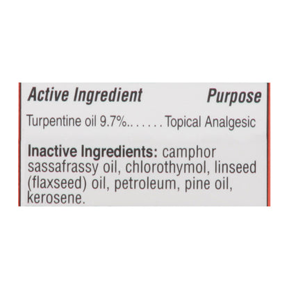 Dr. J.H. McLean's Volcanic Oil Turpentine Oil Pain Relieving Liniment 2 oz