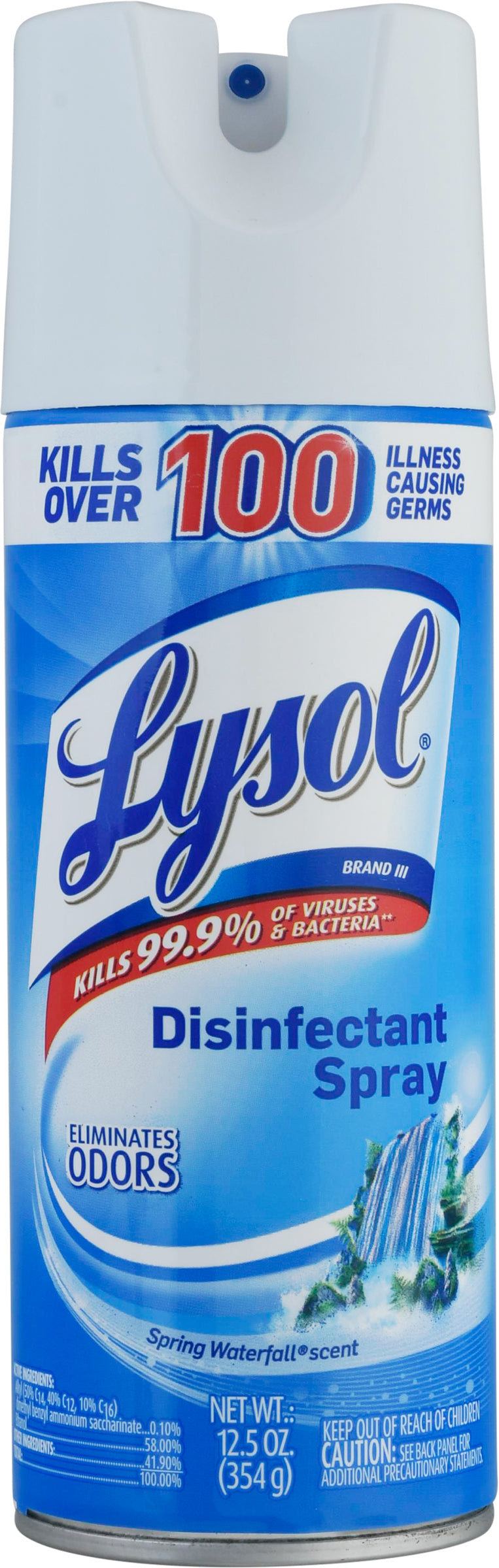 Lysol Spring Waterfall Scent Disinfectant Spray 12.5 oz