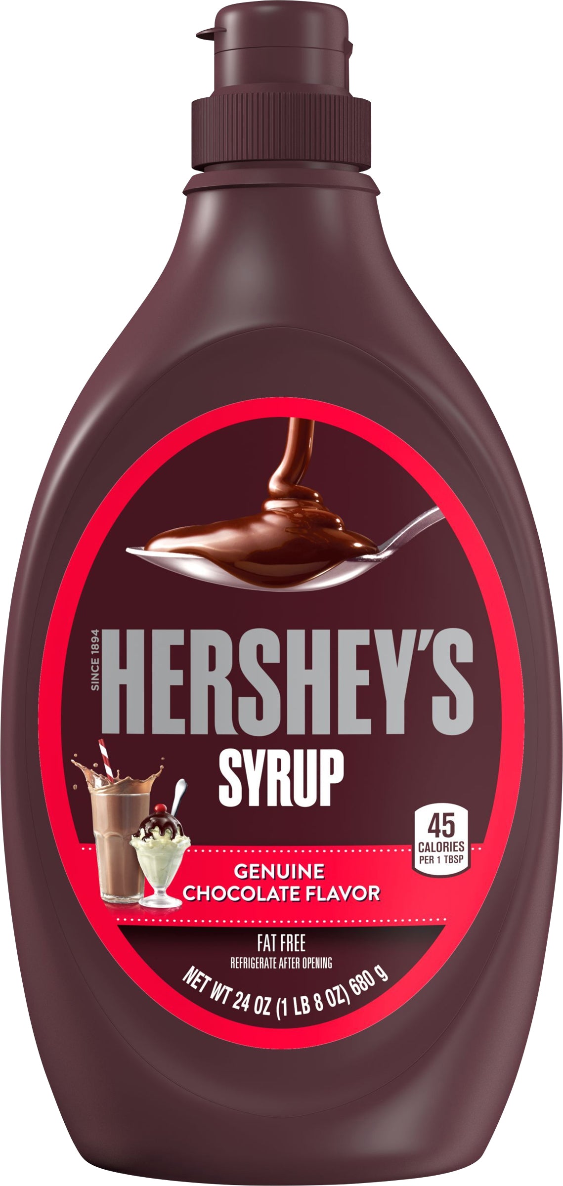 HERSHEY'S Chocolate Syrup, Baking Supplies, 24 oz, Bottle