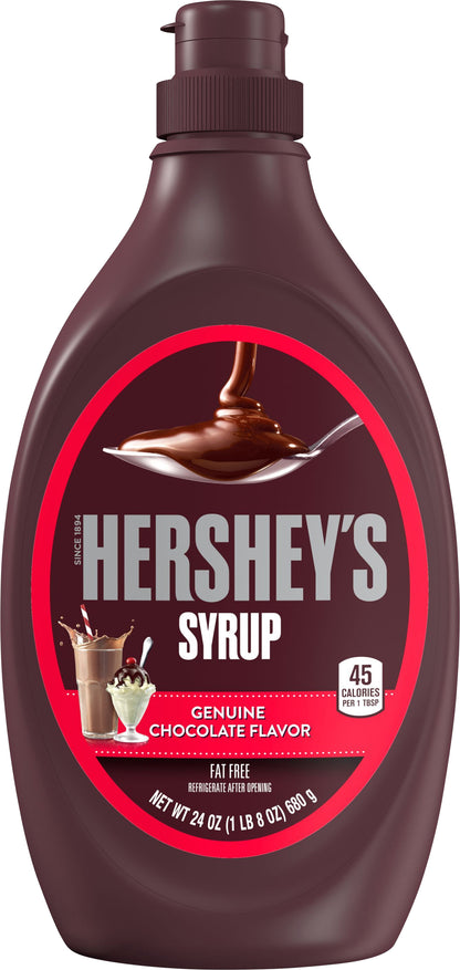 HERSHEY'S Chocolate Syrup, Baking Supplies, 24 oz, Bottle