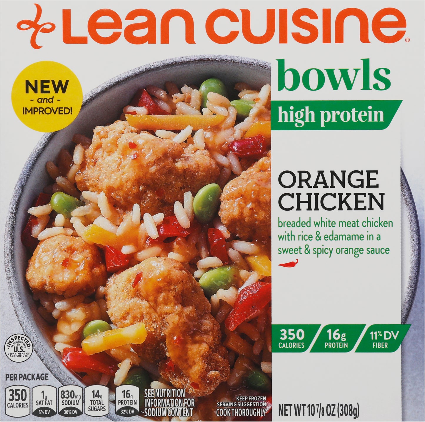 Lean Cuisine Bowls Orange Chicken 10.875 oz