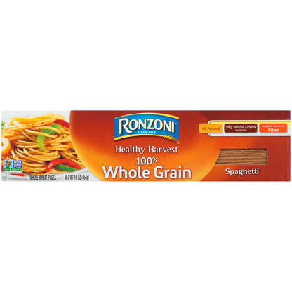 Ronzoni® Healthy Harvest® 100% Whole Grain Spaghetti Pasta 16 oz. Box